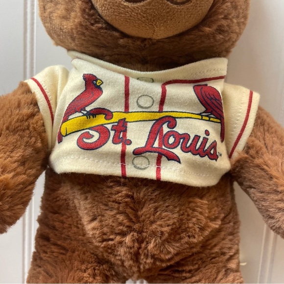 Build a Bear 2015 St Louis Cardinals SGA Teddy Bear Brown BAB Limited Edition - Picture 5 of 11